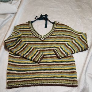 Elan Sweatshirt V Neck For Women Size L